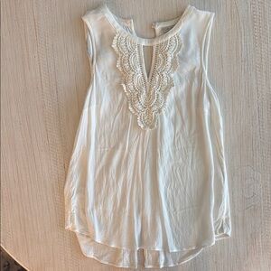 Daniel Rainn, Quin Keyhole Crochet Blouse